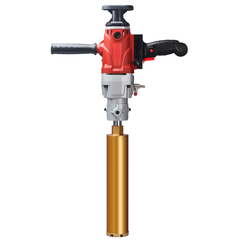 涵轩hanxuan水钻机手持钻孔机空调混凝土打孔钻眼机开孔干打两用水电