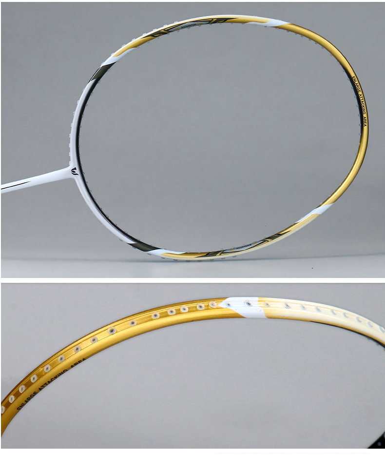 witess 碳素羽毛球拍对拍 超轻单双拍业余初中级(已穿线) 2支装 蓝绿