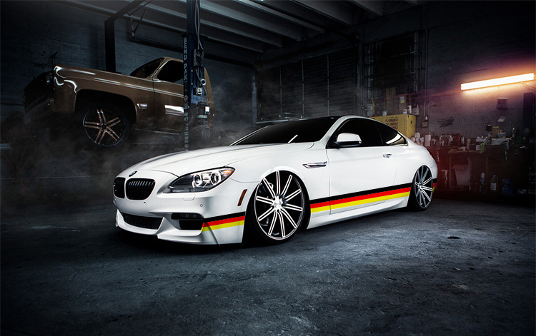 点缤汽车个性三色拉花贴纸贴膜宝马德国三色引擎盖拉花车贴机盖贴