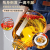 Quark soaked wine glass bottle, high-end sealed wine jar, bulk wine container, ginseng liquor medicinal wine jar, special wine bottle, empty bottle, handle, single pack, round 10 catties + wine carry
