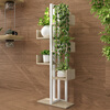 Shuali bookshelf tree-shaped multi-layer storage flower pot rack balcony flower rack six-layer primary color SL17102Z