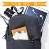 Xiaomi (MI) small backpack 10L backpack for men and women, simple portable leisure bag, colorful leisure travel school bag Xiaomi colorful backpack-black