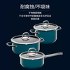 WMF Futengbao German original imported pot set Naicai rice wok soup frying pan wedding gift housewarming home imported from Germany Naicai rice modern blue 5-piece set