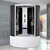 Wulang Machinery (can be installed on the door) shower room bathing room with bathtub bathroom sauna room integrated bathtub 120*120*220cm white with steam