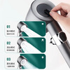 JOMST supercharged shower head set household all-copper constant temperature with ambient light square bathroom lifting bathtub gun gray three-speed universal model