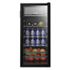 Royalstar ice bar refrigerator European style constant temperature wine cabinet hotel home living room refrigerator mini small single-door office fresh display display sample tea beverage cabinet first-class energy efficiency 118L refrigeration + micro-freezing + blue light + wine rack