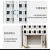 INFORM mobile phone storage cabinet, charging cabinet, electronic equipment management cabinet, school dormitory mobile phone cabinet, customizable storage cabinet, 72-door lower shelf outer glass mobile phone storage cabinet
