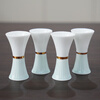 Su's Ceramics Ceramic Wine Set White Wine Cup Wine Divider Sky Blue Wine Set Best Friend 1 Pot 4 Cups Exquisite Gift Box