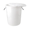 Jin Gu Lao KCAA-157 large capacity trash can bucket round storage bucket large thickened plastic drum 100L blue without lid