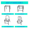 Anti-static stool chair injection molded back chair work chair assembly line chair dust-free workshop chair factory office laboratory chair 25-tube fully reinforced