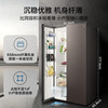 Midea Midea refrigerator household double-door large capacity air-cooled frost-free first-class energy efficiency inverter BCD-552WKGPZM(E) tail stock BCD-540WKPZM(E) charcoal gray-meteor pattern