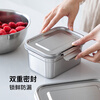 Shuangshan 304 stainless steel crisper household food storage box old-fashioned lunch box lunch box sealed box for refrigerator 600ml (length 16.7 width 12.5 height 5.3cm) single package