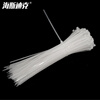 Hasdick Beijing warehouse delivery gnjz-1159 white self-locking nylon cable ties 4*350mm national standard actual width 3.5mm 250 pieces