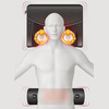 AN SHANG Cervical Massager Back, Waist, Neck and Shoulders Whole Body Neck Stretching Moxibustion Hot Compress Fully Automatic Heating Electric Massager Full Body Neck Protector Home Massage Pillow Cushion as Gift Six-Button 20-Head Massage Hot Compress Magnet 3-speed Adjustable Moxibustion Stretching Pillow