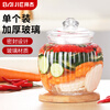 Baijie pickle jar glass sealed jar storage jar wine container large capacity 1250ML pickle jar pickle jar