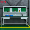 Zhendi anti-static workbench DR947 double draw with light stand 2000*800*1600mm sheets