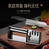Jiangxiju German knife sharpener multifunctional knife sharpener kitchen knife scissors sharpening stick manual household sharpening stone four-in-one knife sharpener