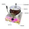 Gas popcorn machine, commercial mobile stall, hand-cranked, fully automatic spherical corn kernel popcorn pot machine, electric hand cart model
