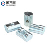 Guwanji European standard aluminum profile accessories T-type nut slider nut type national standard square nut complete list standard fasteners galvanized slider European standard 40 type-M8 5 pieces