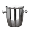 Ban Sheng Ice Bucket Insulated Box Commercial Bar European Household 304 Stainless Steel Ice Bucket Large Capacity Champagne Bucket Ice Small 2 Liter + No. 3 Clip