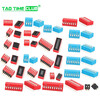 DIP switch toggle side dial flat dial coding patch 2P 4 5 6 8 9 10 bits 2.54mm red blue black 10P side dial red (1 piece)