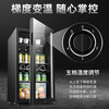 SAST ice bar refrigerator European style constant temperature wine cabinet office hotel home refrigerator mini small single door gaming tea preservation cabinet display sample beverage medicine cabinet 135 liters black bile (refrigerated + micro-freezing + blue light + lock)