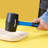 Paola (Paola) 16OZ rubber hammer leather hammer for ceramic tile floor decoration tool installation hammer rubber hammer 2438