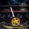 Deli distance measuring wheel hand-pushed roller distance measuring digital display mechanical high-precision large roller outdoor measuring ruler distance meter without cloth bag small mechanical wheel (diameter 160mm)