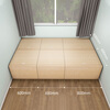 Dadaoyoutian tatami bed small apartment tatami cabinet combination box bed box cabinet Japanese style tatami storage square bed solid wood paint-free multi-layer board 800*800*400mm