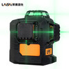 Laser laser level 12-line green light LSG6666 wall-mounted infrared high-precision water level meter strong light thin line 12-line green light LSG6666 single battery + base