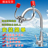 Factory inspection laboratory single-port double-port desktop eyewash station simple vertical spray mobile portable eyewash station red