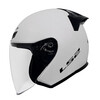LS2 new motorcycle helmet quarter helmet electric moped four seasons large tail large size men and women half helmet OF608 flash white 2XL (recommended 59-60CM)