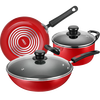 ASD pot set non-stick three-piece non-stick wok pan frying pan soup pot gas open flame PL03G1RWG