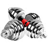 Chengyue Electroplated Dumbbell Barbell 30kg Men's and Women's Sports and Fitness Equipment Adjustable and Detachable Combination Set CY-160