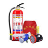 Firefighting four-piece rental house home set hotel escape self-rescue emergency kit safety rescue six-piece set (3kg + mask + smoke detector)