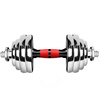 Chengyue Electroplated Dumbbell Barbell 30kg Men's and Women's Sports and Fitness Equipment Adjustable and Detachable Combination Set CY-160