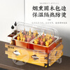 Minglang Oden cooking machine, commercial nine-grid electric hot and spicy hotpot, noodle stove and stall setting equipment, double-cylinder 18-grid Oden cooking machine
