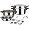 COOKER KING launches new Amway Queen pot set stainless steel frying pan milk pot steaming soup pot two 6l soup pot