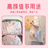 Lide drawstring garbage bag printing 45*50cm 100 pieces single side 1 silk large roll kitchen tear-free automatic closing