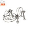 Baodefeng 304 stainless steel double steel wire hose hoop steel wire hoop clamp pipe clamp/pipe clamp water pipe gas pipe clamp hoop 304 material 25X2mm 2 pieces