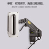 Touch screen installation box touch screen bracket rotating telescopic cantilever bracket Wei Luntong 7-inch 10-inch control box F150 cantilever (black) + installation box + handle 2 22 button holes 2 22 button holes 7:1