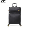 INTERNATIONAL TRAVELLER British IT suitcase travel trolley case ultra-light suitcase large capacity checked box 28 inches 2644 black