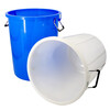 Jin Gu Lao KCAA-157 large capacity trash can bucket round storage bucket large thickened plastic drum 100L blue without lid