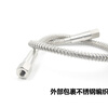 Stainless steel high pressure hose metal bellows NPT1/4 internal thread cylinder connection explosion-proof gas line pipe 0.5m