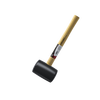 Kraftwell wooden handle rubber hammer rubber hammer inspection hammer rubber hammer floor tile installation hammer HA0216E