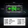 Runhuanian safety exit indicator light protective cover emergency evacuation sign school anti-collision kicked broken metal protection net medium size 36X17.5 free screws