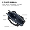 Golf (GOLF) business briefcase men's handbag multi-compartment vertical shoulder crossbody bag ipad bag casual men's bag gray blue