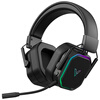 Rapoo VH850 three-mode wireless gaming headset head-mounted e-sports Delta action FPS fearless contract e-sports dedicated to chicken listening and positioning, multi-device compatibility, black