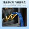 Akihabara (CHOSEAL) audio cable, audio cable, banana audio plug, speaker speaker cable, dedicated terminal head for speaker, no welding, two pairs of gold-plated banana audio cable plugs QS9006