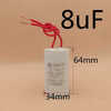 Water pump capacitor 450v laundry motor capacitor start and run 681012151620535uF